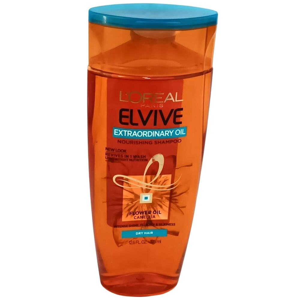 L'oreal Elvive Extraordinary Oil Nourishing Shampoo 12.6 oz. Flower Oil Dry Hair
